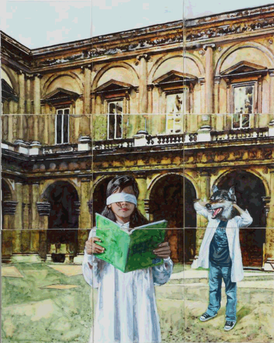 Alicia-y-el-lobo-72x57-cm